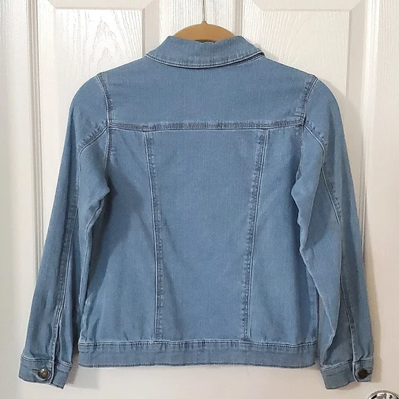 Carter's Denim Button Front Jacket Girls Size 12 - Picture 3 of 10